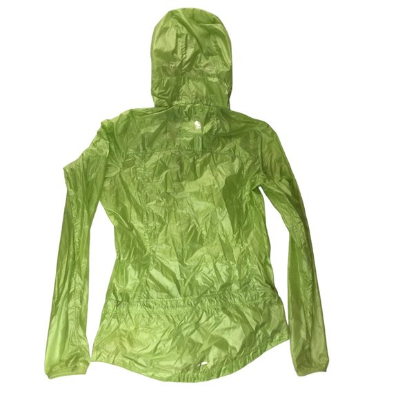 MOUNTAIN HARDWEAR Hoodie Hooded Jacket Rain coat, Run, Green, Size Women's XS - Picture 7 of 15